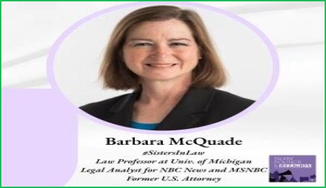 Barbara McQuade: Health Update & Legal Career
